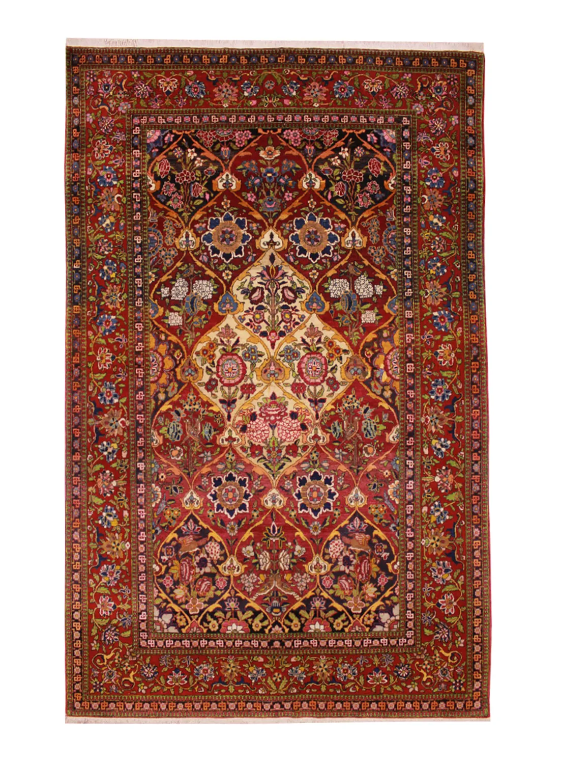 antikke persiske teppe isfahan ahmad kode 51830