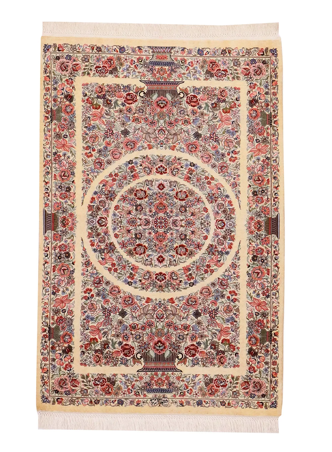 eksklusivt silke teppe qom kode 59030